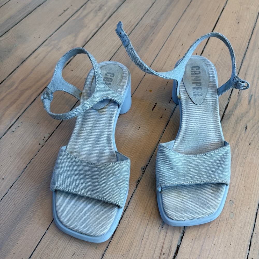 Camper Light Blue Women's Heels